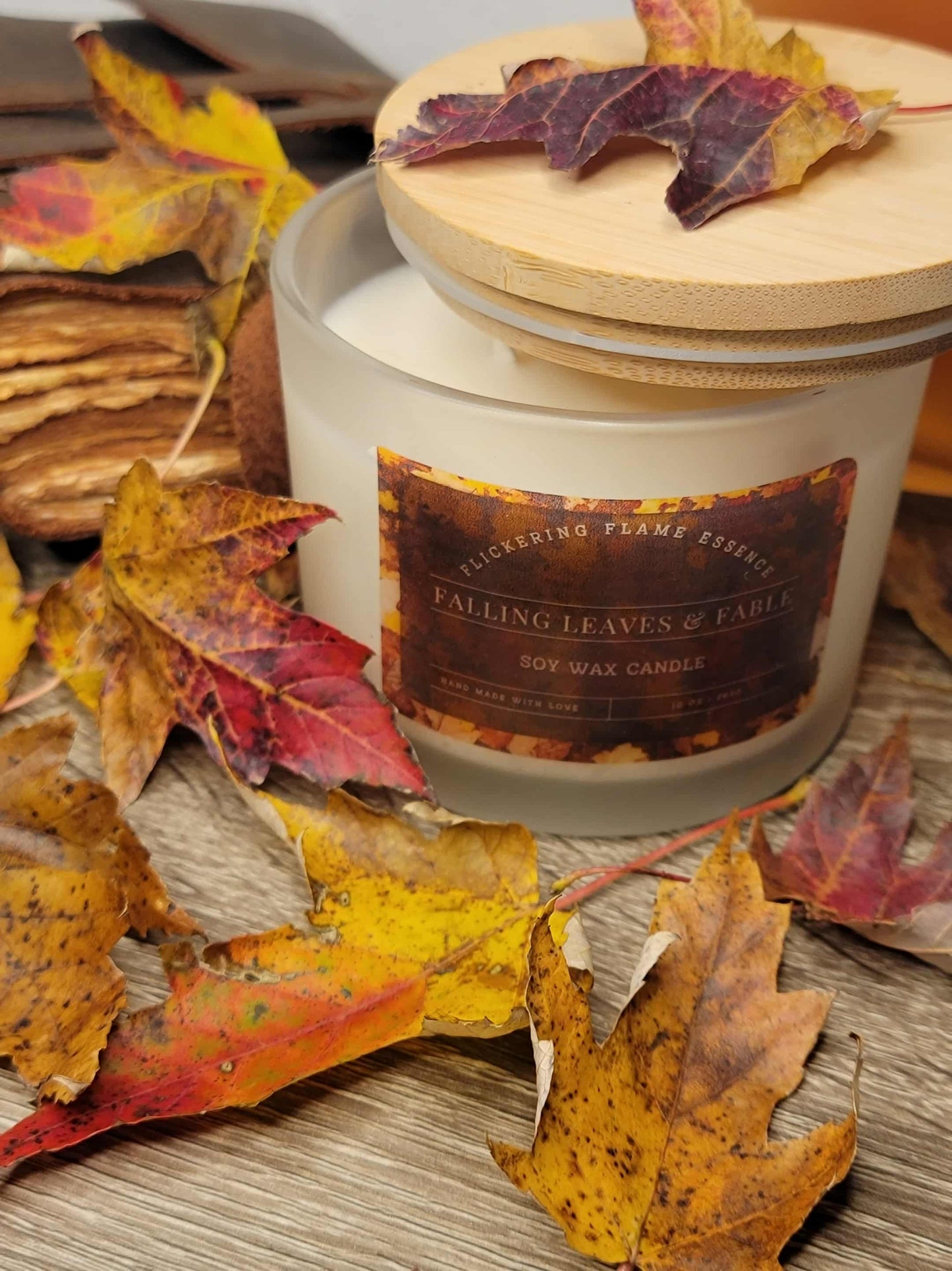 Falling Leaves & Fable - Soy Wax Candle | 10 oz